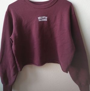Hollister cropped crew neck